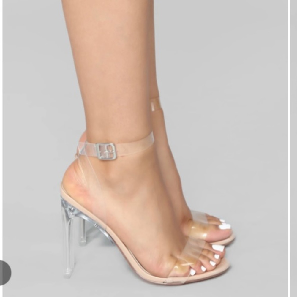 Fashion Nova Clear Heels ✨